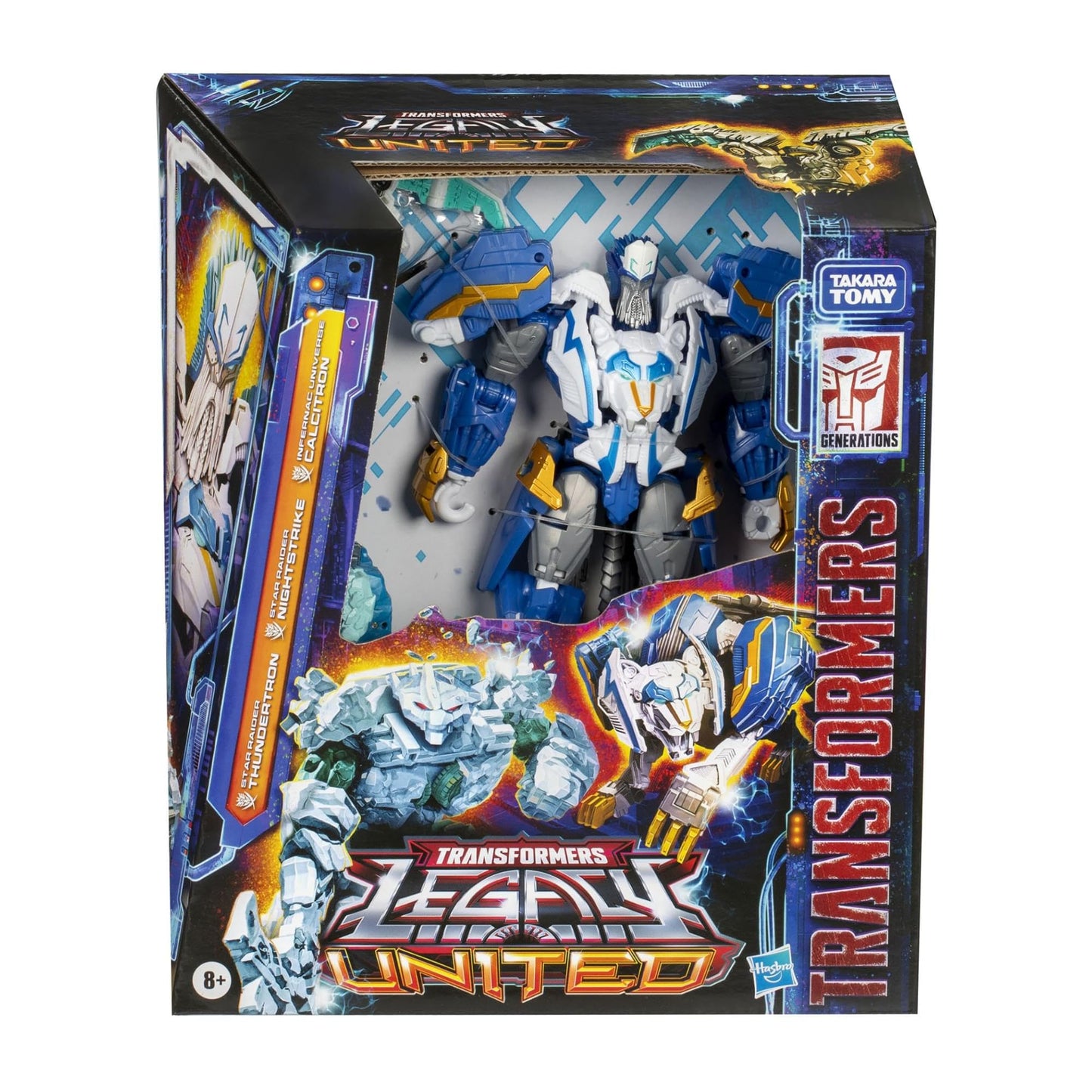 Transformers Legacy United Star Raider THUNDERTRON Action Figure Set 7-inch Robot with Accessories
