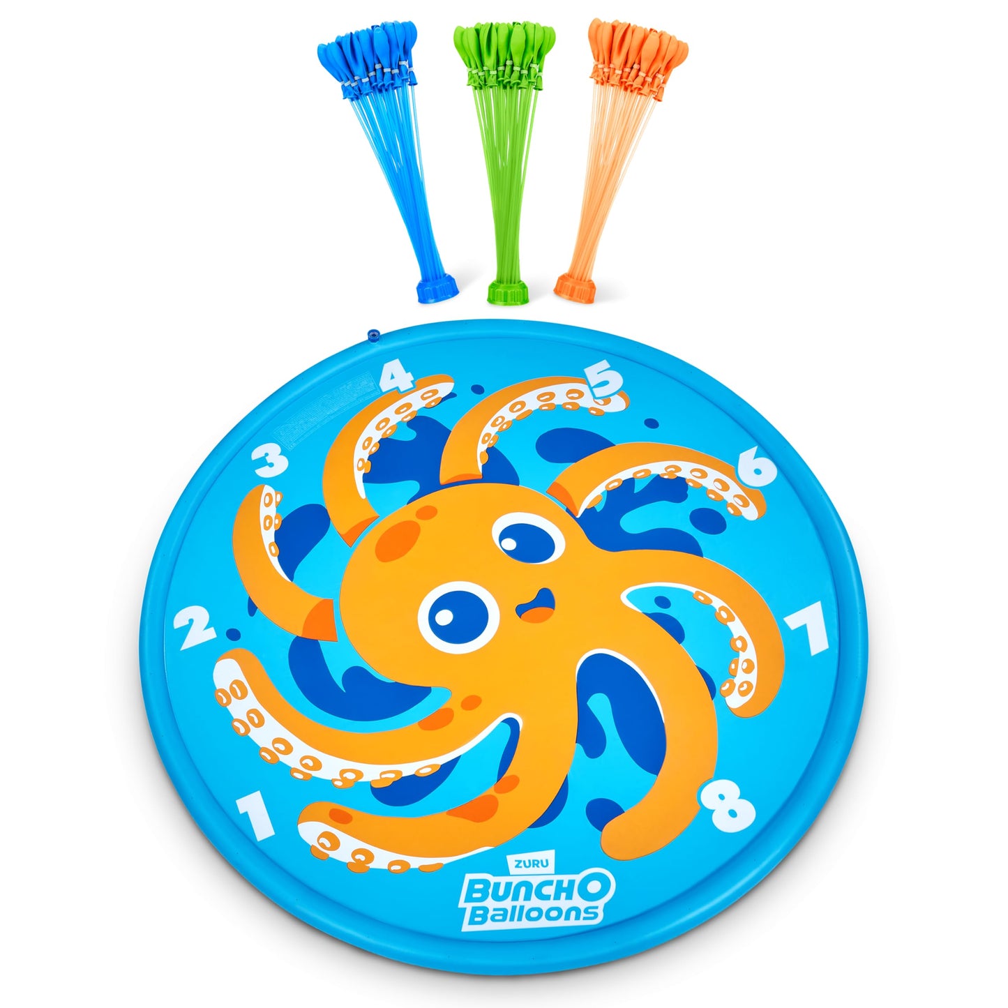 Original Bunch O Balloons Octopus Splash Pad with 100+ Rapid-Filling Self Sealing Water Balloons by ZURU