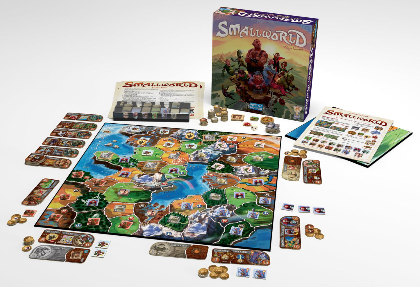 Days of Wonder | Small World | Board Game | Ages 8+ | 2-5 Players | 40-80 Minute Playing Time
