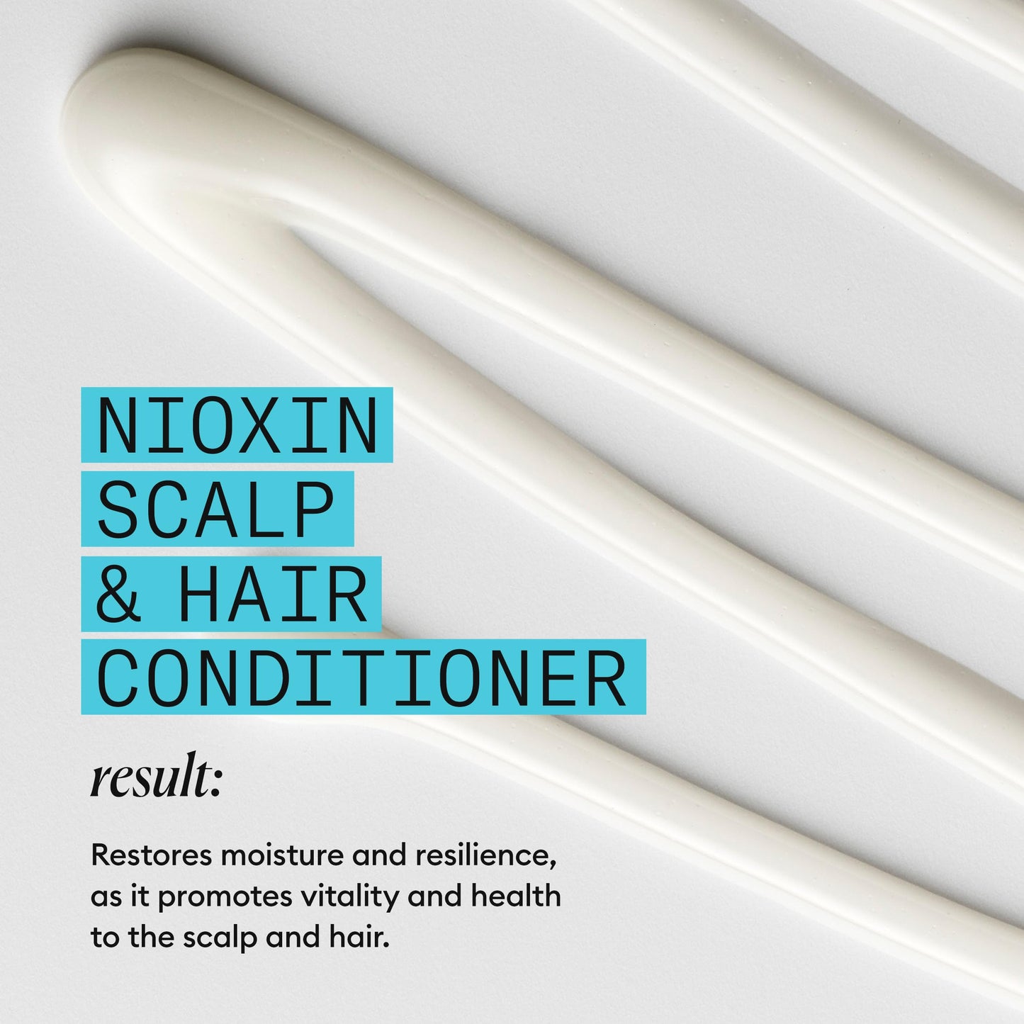 Nioxin System 3 Scalp + Hair Conditioner - Hair Thickening Conditioner for Coloured, Dry and Damaged Hair with Light Thinning - with Biotin & Niacinamide, 1L