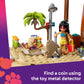 LEGO Friends Family Holiday Beach Resort Toy with 6 Mini Dolls, plus Turtle & Dolphin Animal Figures, an Ice Cream Stand and Accessories - Creative Birthday Gift for 8+ Year Old Girls - 42673