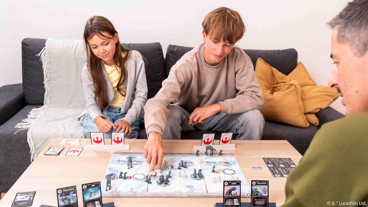 Asmodee | Star Wars: Battle of Hoth | Miniatures Board Game | Ages 14+ | 2-4 Players | 30 Minutes Playing Time