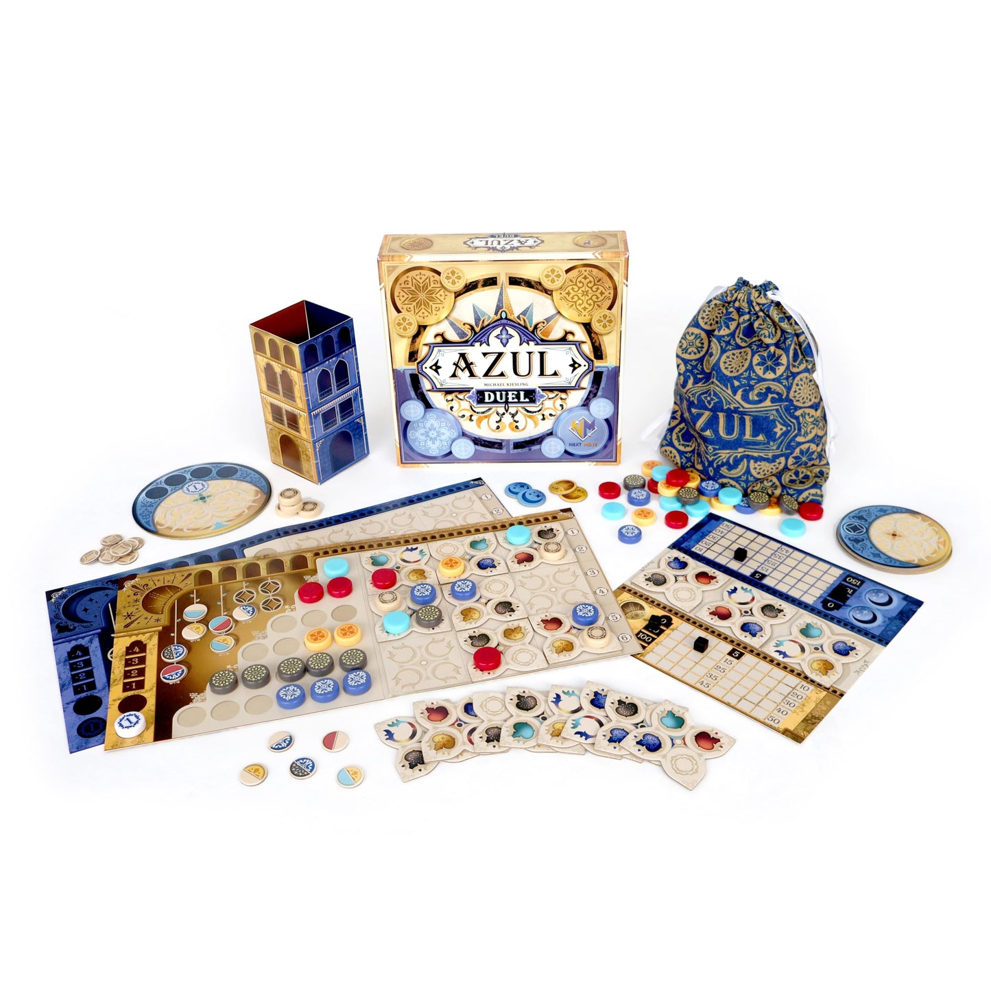 Asmodee | Azul Duel | Board Game | Ages 10+ | 2 Players | 45 Minutes Playing Time