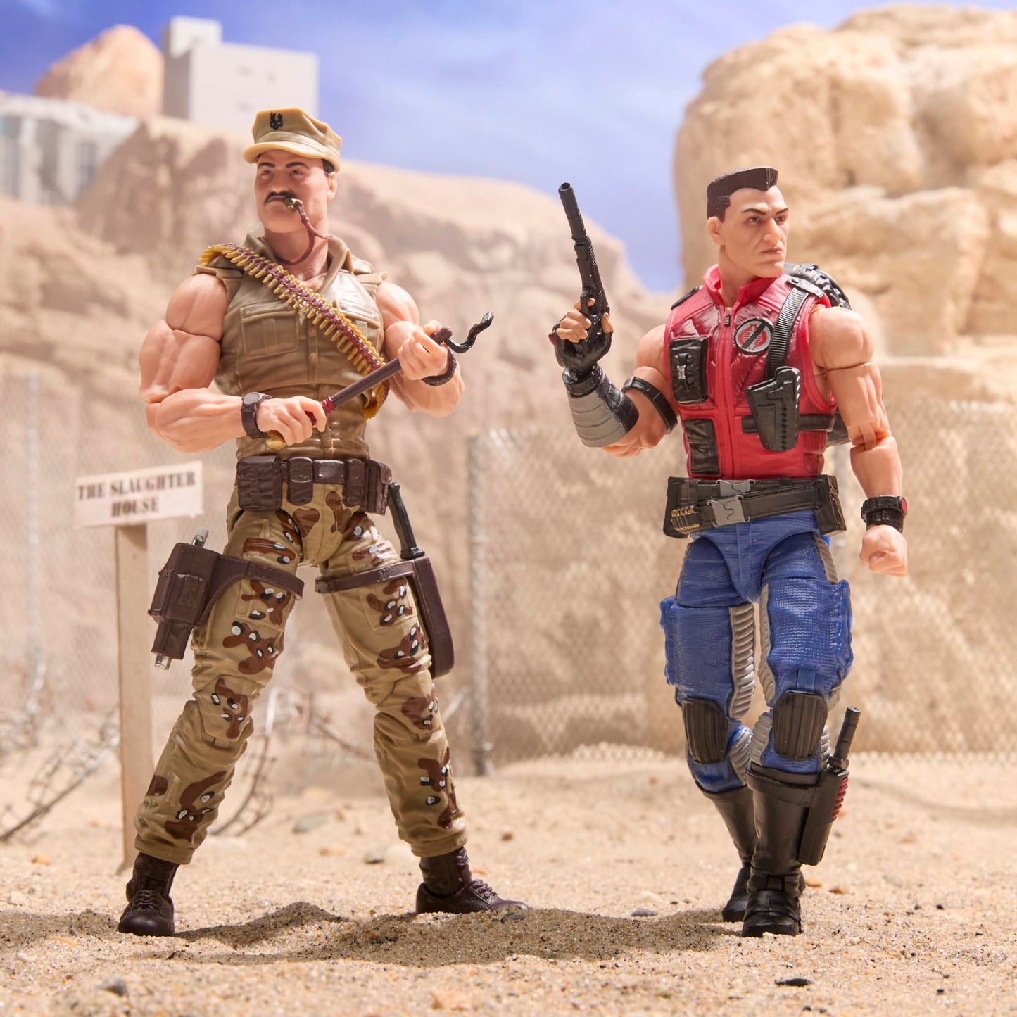 G.I. Joe Classified Series #173, SGT Slaughter & Felix Mercer Stratton, 2 6-Inch Collectible Figures with 26 Accessories