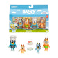 BLUEY It's Time For Pavlova With This Pavlova 4 Pack, Includes, Bingo, Bandit In His Chef Hat and Chilli and 2 Accessories, Four 6-7.6 CM Articulated Figures