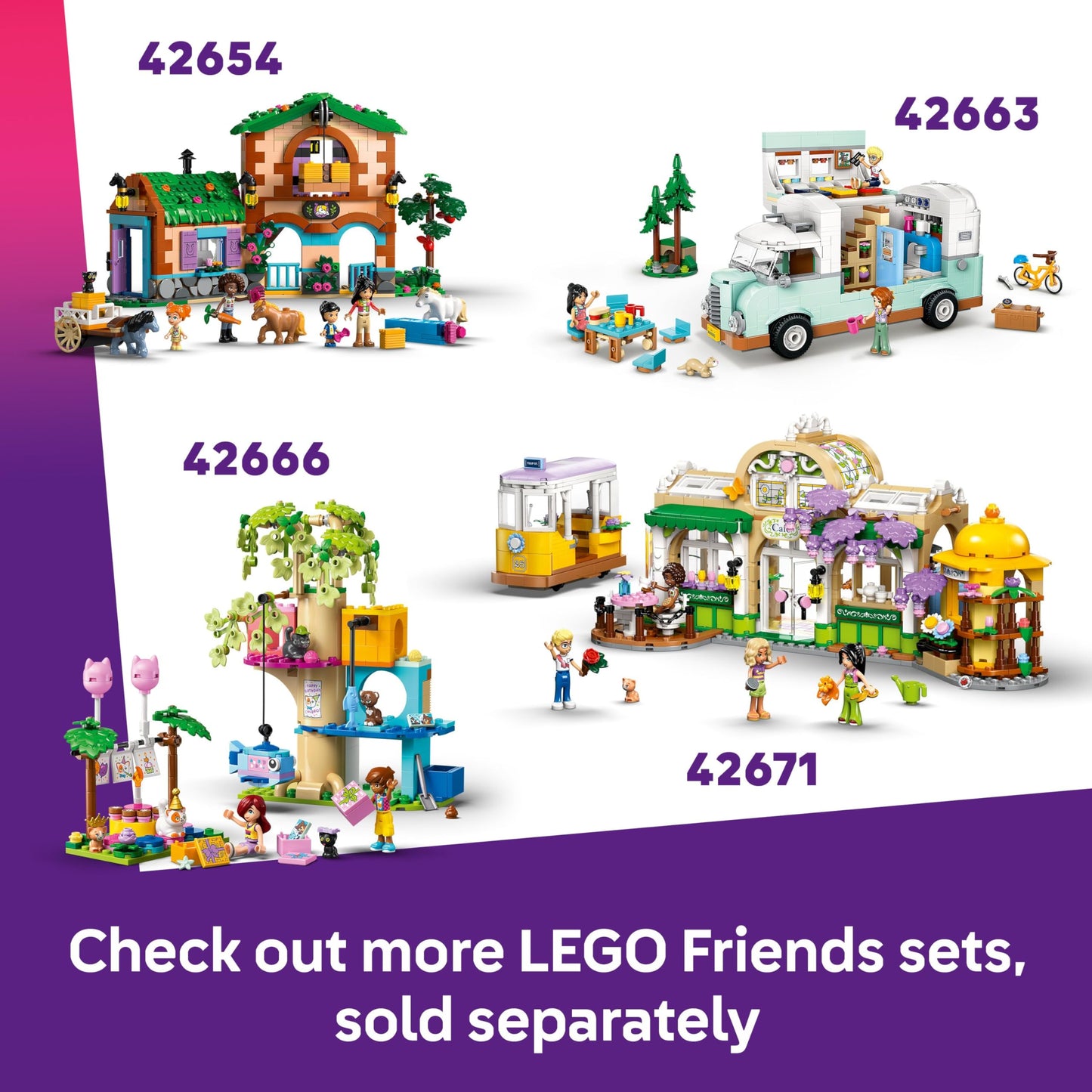 LEGO Friends Family Holiday Beach Resort Toy with 6 Mini Dolls, plus Turtle & Dolphin Animal Figures, an Ice Cream Stand and Accessories - Creative Birthday Gift for 8+ Year Old Girls - 42673