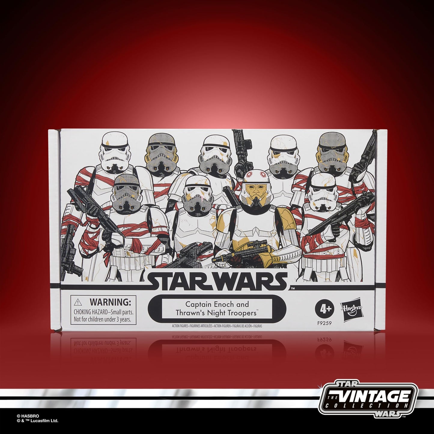 Star Wars The Vintage Collection Captain Enoch & Thrawn’s Night Troopers, Ahsoka 3.75 Inch Collectible Action Figure 4-Pack