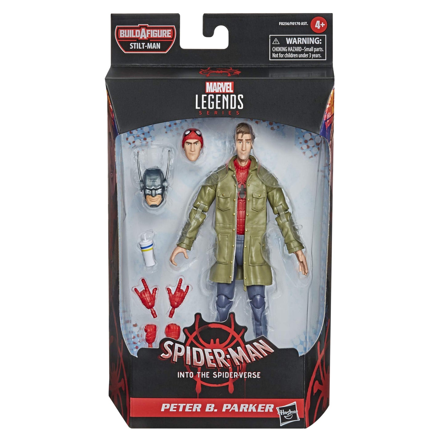 Spider-Man Hasbro Marvel Legends Series Into the Spider-Verse Peter B. Parker 15 CM Collectible Action Figure Toy For Kids Age 4 and Up