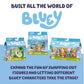 Bluey Figure 4-Packs, Halloween, 2.5 Inch Poseable Figures of Bluey, Bingo, Chloe and Lucky Dressed In Halloween Costumes, With Accessories