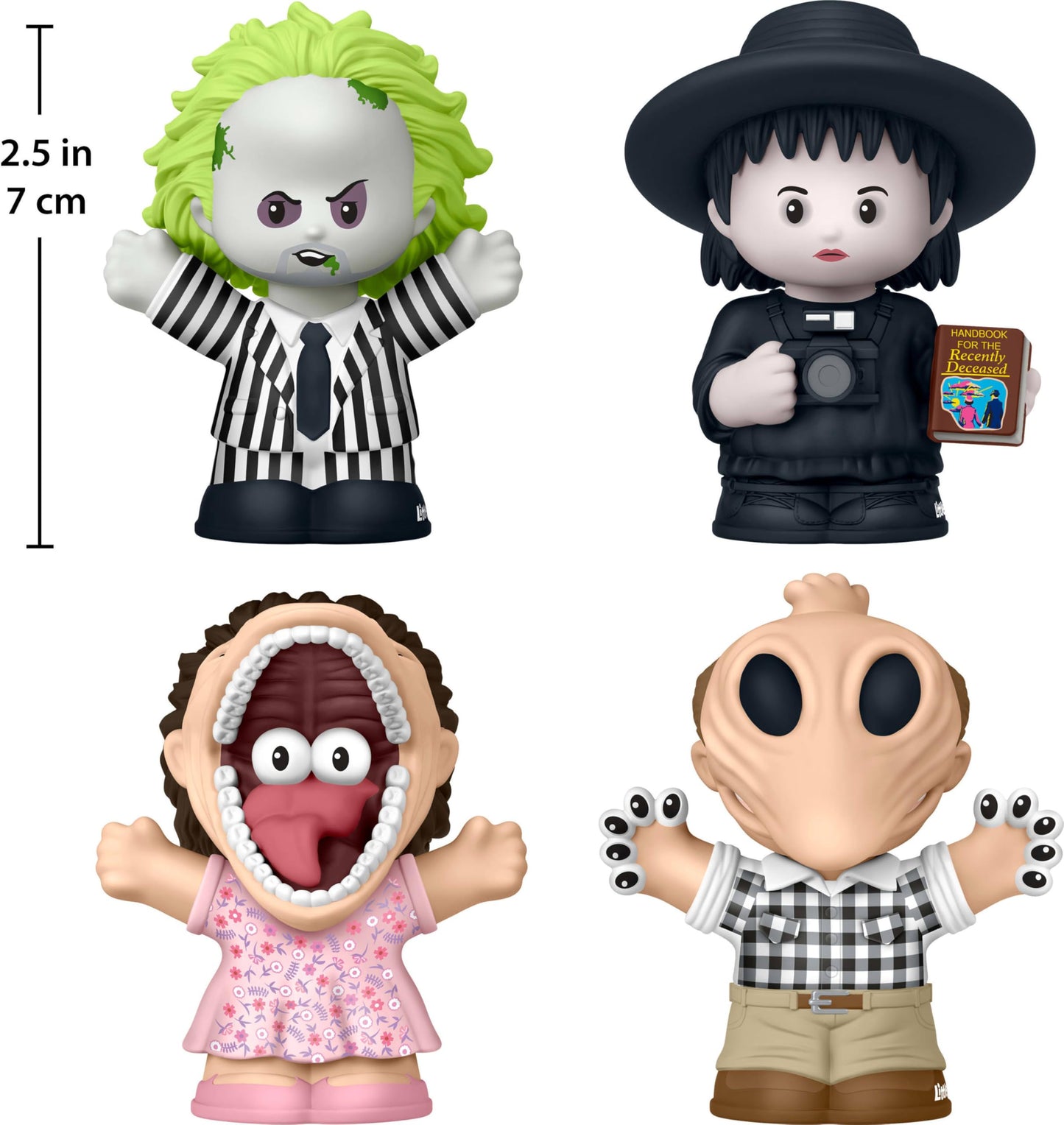 Little People Collector Beetlejuice Special Edition Set for Movie Fans, 4 Character Figures in a Display Package, JFD68