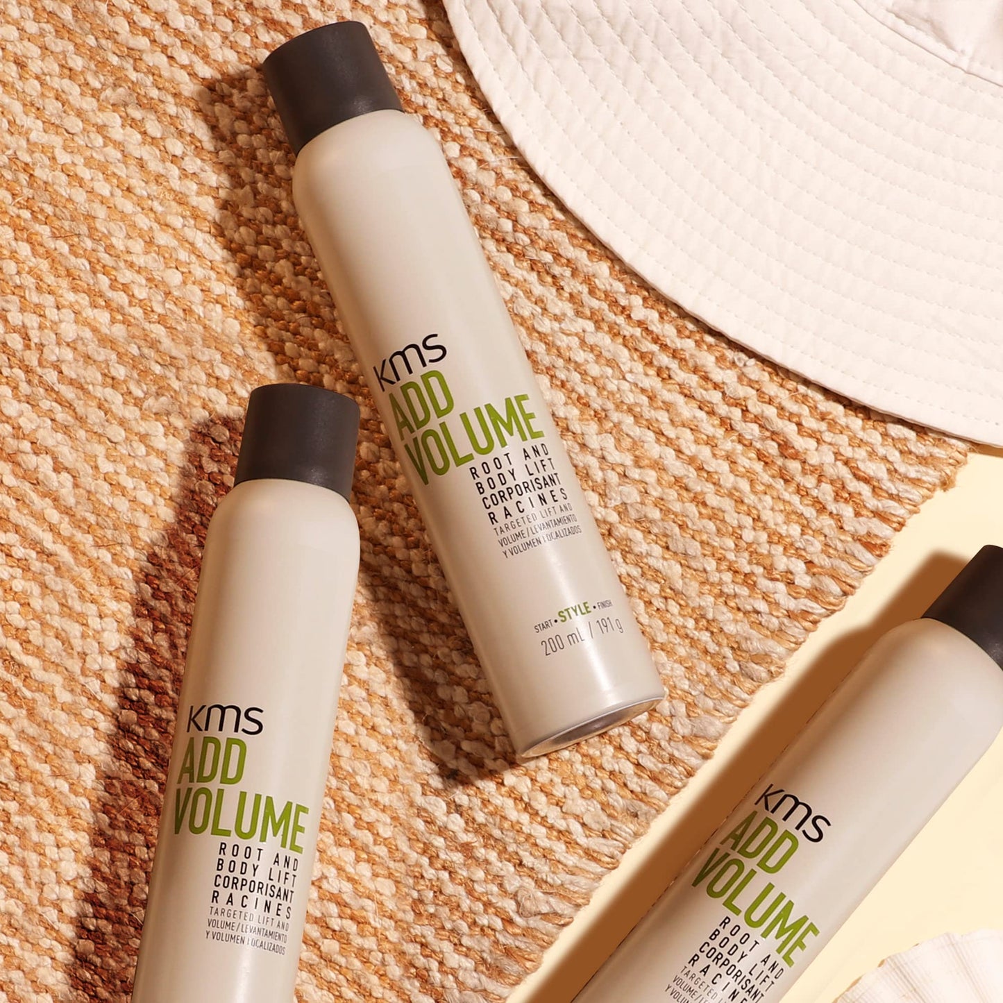 KMS AddVolume Root & Body Lift, For Fine Hair, Adds Volume & Lift, Heat Protection up to 230°C, Vegan & PETA Approved, 200ml