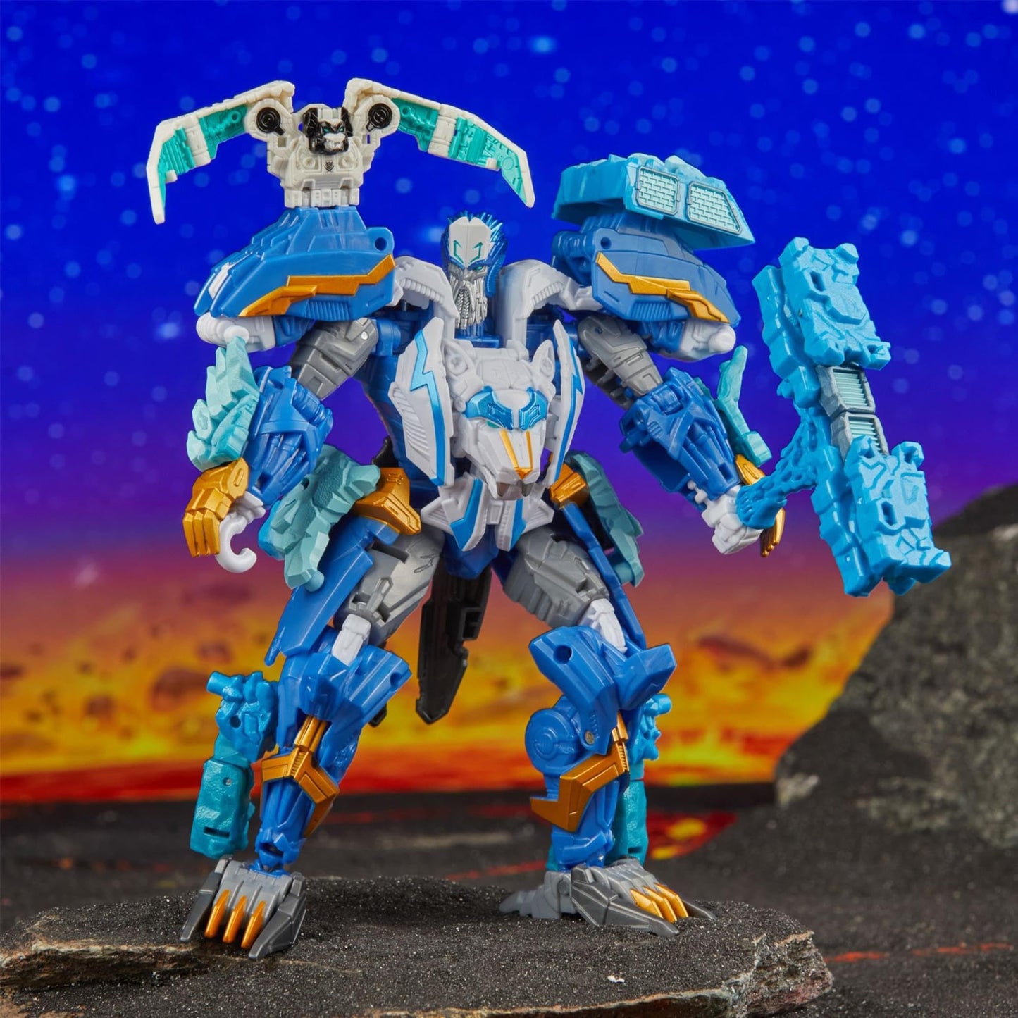 Transformers Legacy United Star Raider THUNDERTRON Action Figure Set 7-inch Robot with Accessories