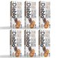 Diablo Sugar Free Chocolate Chip Cookies – Low Sugar Snacks Made with Maltitol, Crunchy Chocolate Flavor Treats for Everyday Snacking, Guilt Free Biscuit Alternative, 130g Pack of 6