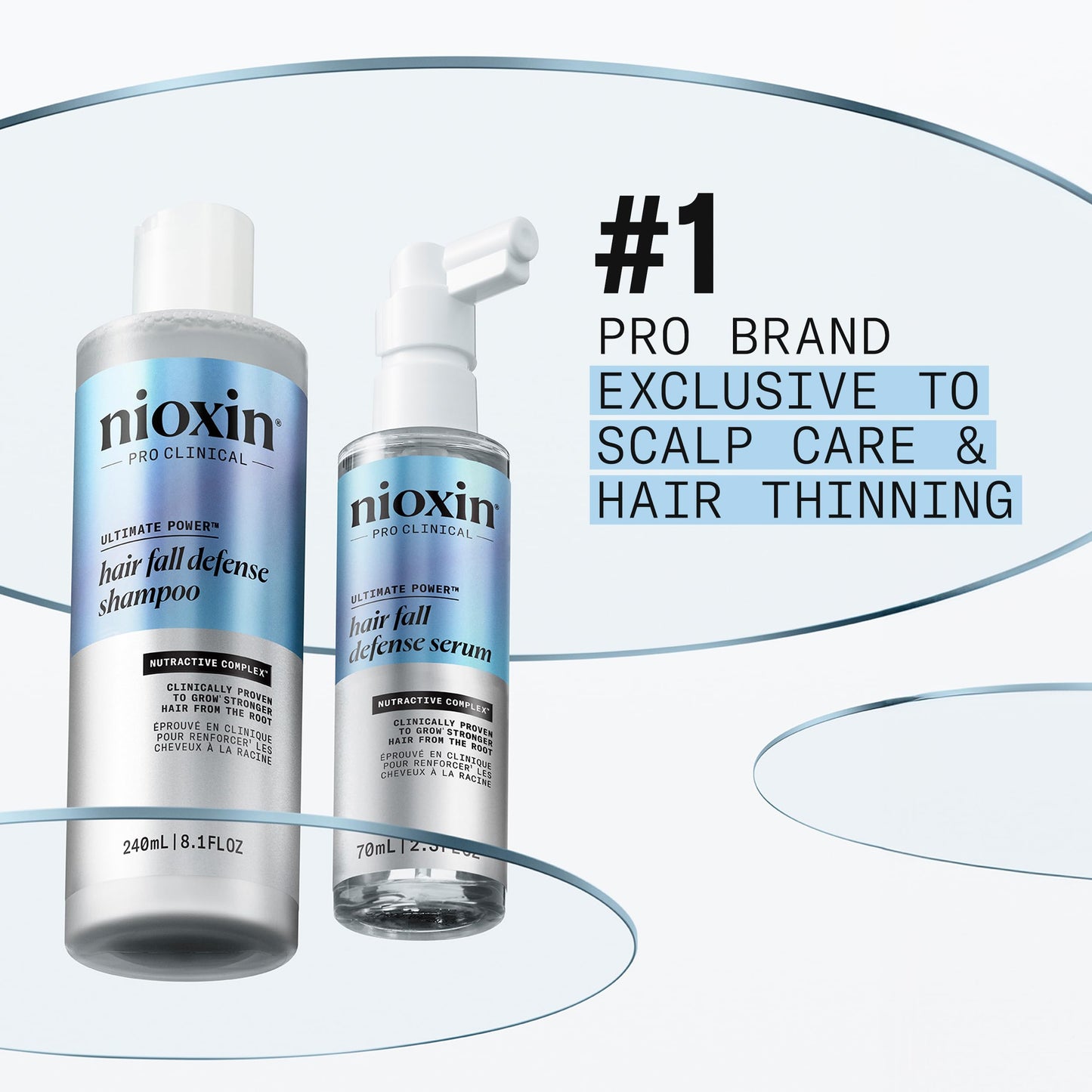 Nioxin Anti-Hair Loss Shampoo - Hair Loss Treatment for Women & Men - With Caffeine & Niacinamide (240ml)