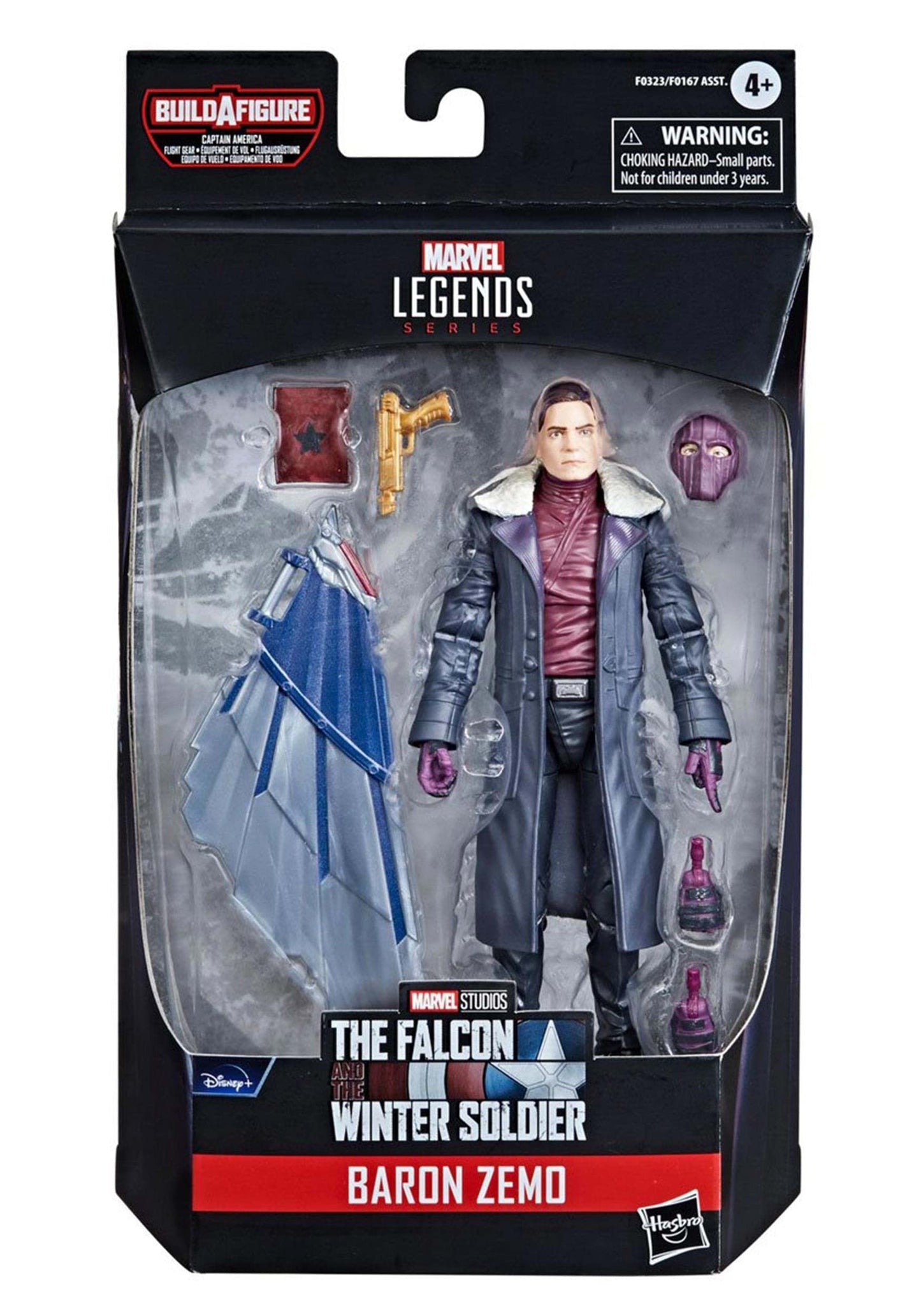 Hasbro Marvel Avengers Legends Series Avengers 15-cm Action Figure Toy Baron Zemo, Premium Design and 5 Accessories, For Kids Age 4 And Up multicolor