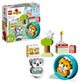 LEGO 10977 DUPLO My First Puppy & Kitten With Sounds Pet Animal Toys for Toddlers 1 .5-3 Years Old, Early Development Set with Large Bricks