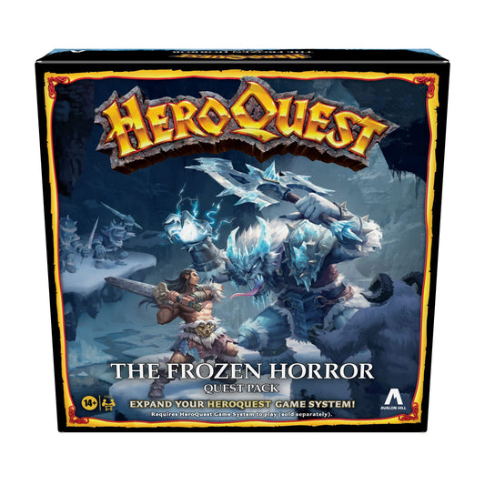 Avalon Hill HeroQuest The Frozen Horror Quest Pack for Ages 14 and Up, Requires Hero Quest Game System to Play, 64 x 267 x 267 Millimeters