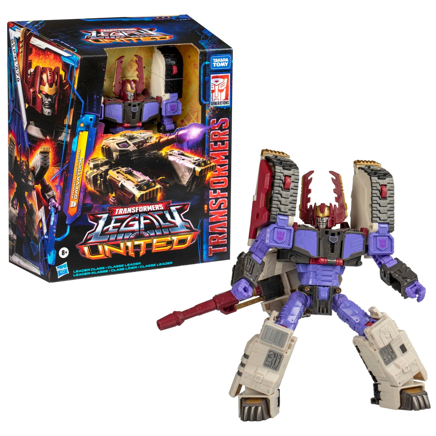 Transformers Legacy Evolution Leader Armada Universe Galvatron 7” Action Figure