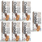 Diablo Sugar Free Chocolate Chip Cookies – Low Sugar Snacks Made with Maltitol, Crunchy Chocolate Flavor Treats for Everyday Snacking, Guilt Free Biscuit Alternative, 130g Pack of 7
