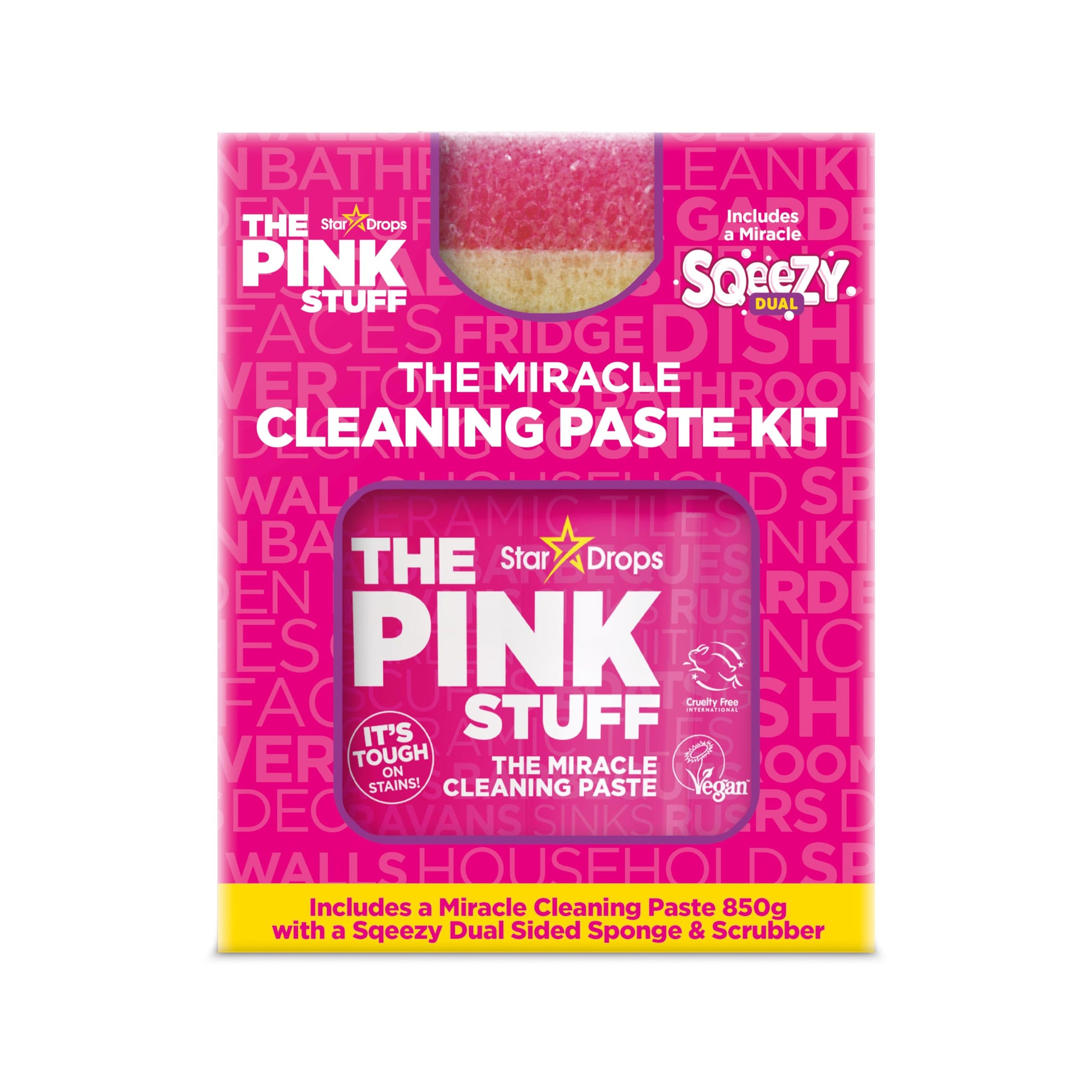 The Pink Stuff Miracle Cleaning Paste Kit box front