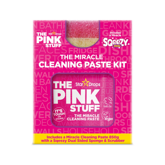 The Pink Stuff Miracle Cleaning Paste Kit box front