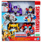Transformers Toys Heroes vs Villains 4-Pack, Autobot and Decepticon 11-cm Action Figures, Preschool Robot Toys for Children Aged 3 and Up