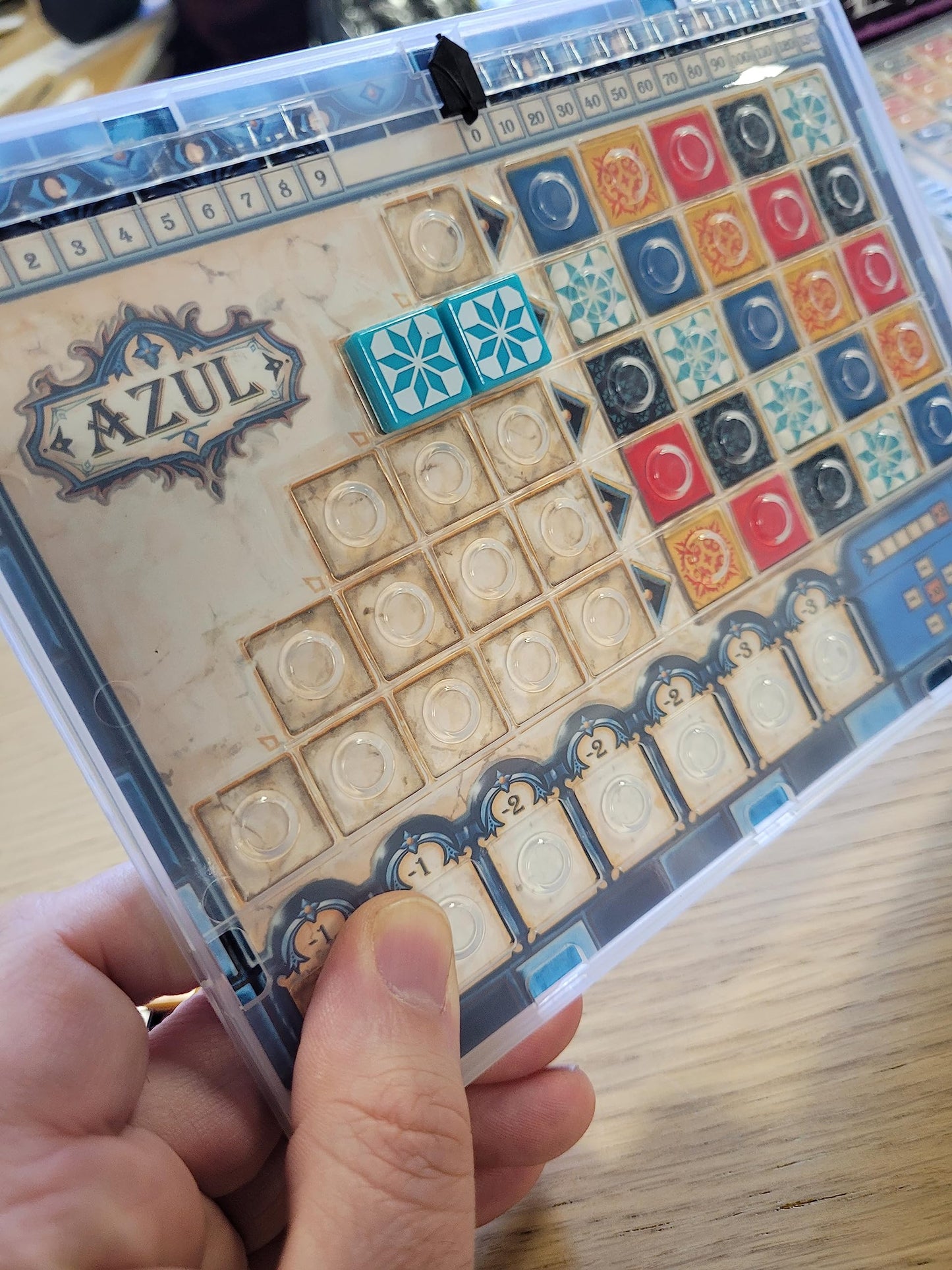 Plan B Games | Azul Mini | Tile Game | Ages 8+ | 2-4 Players | 30-45 Minutes Playing Time