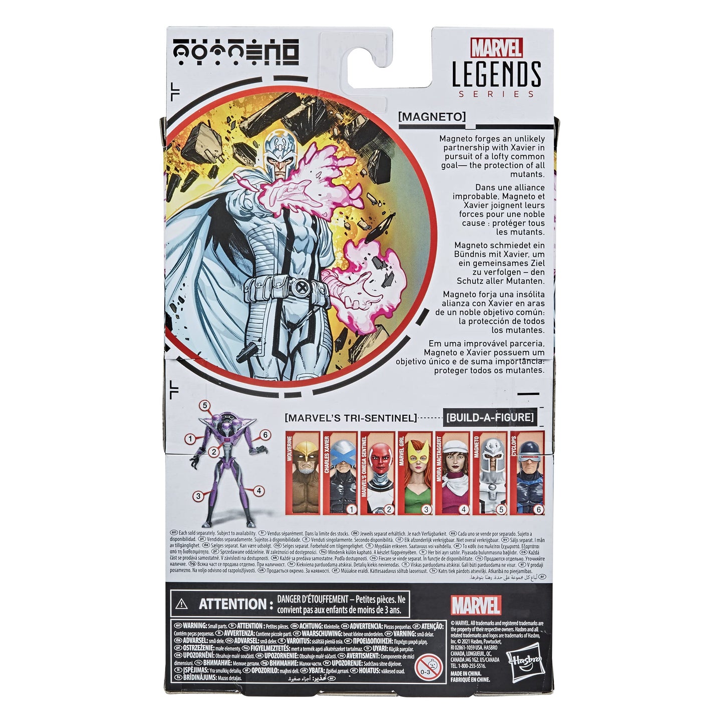 Marvel Hasbro Legends Series X-Men 6-inch Collectible Magneto Action Figure Toy, Premium Design And 2 Accessories, Ages 4 And Up F0337