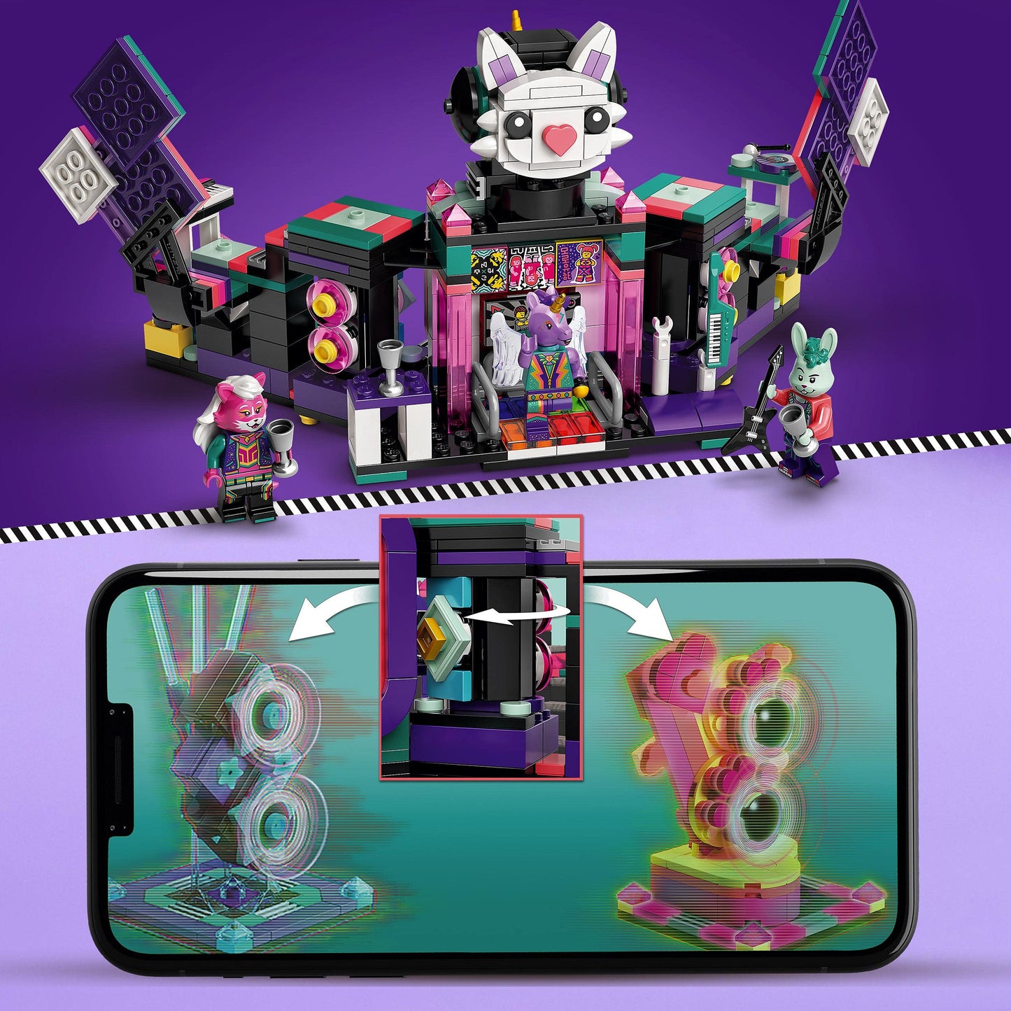 LEGO 43113 VIDIYO K-Pawp Concert BeatBox Music Video Maker Musical Toy for Kids, Augmented Reality Set with App