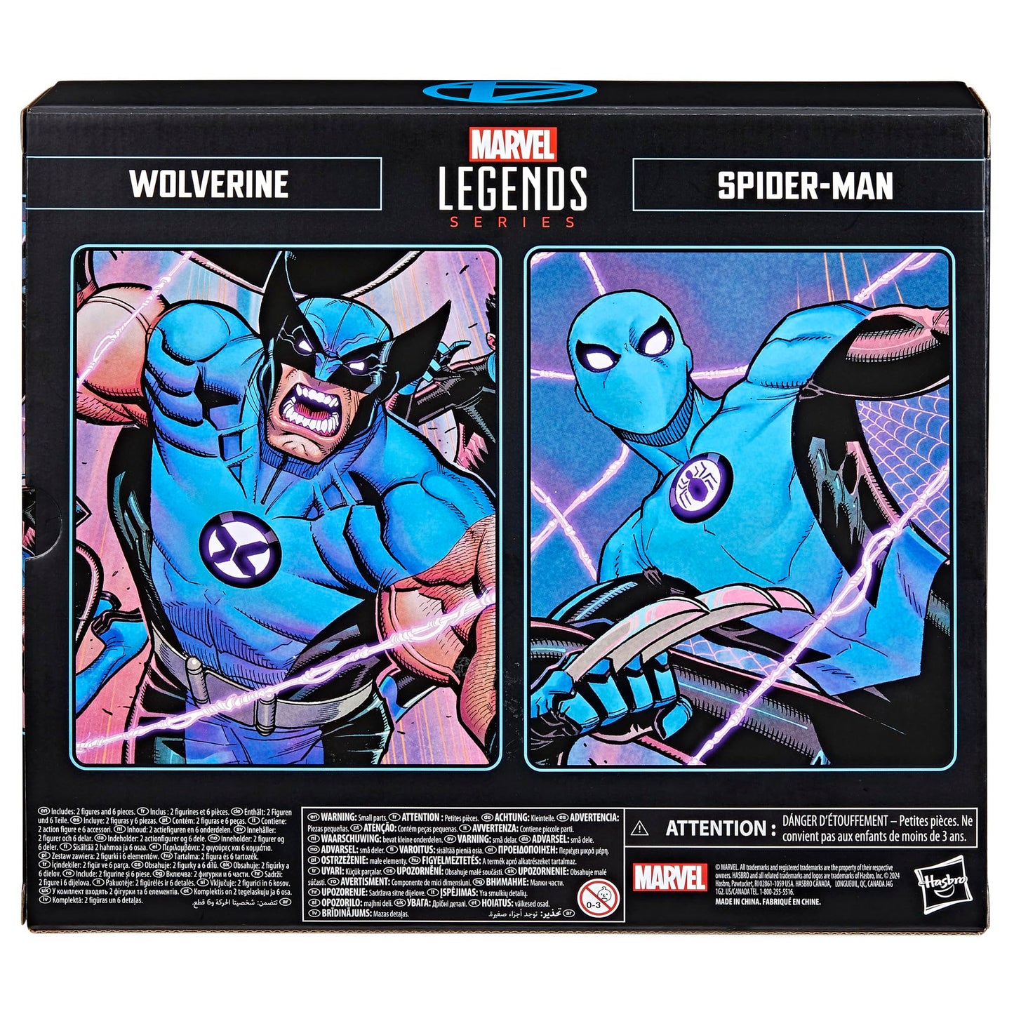 Marvel Legends Series Wolverine and Spider-Man, Fantastic Four Action Figures