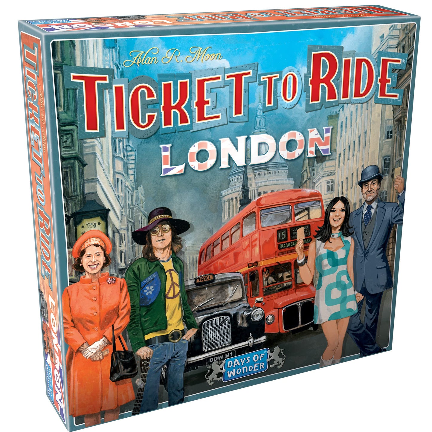 Asmodee | Ticket to Ride London – The Addictive Bus Adventure Board Game | Simple to Learn, Massively Popular, with Fast-Paced Tactical Rounds | Ages 8+ | 2–4 Players, 10–15 Mins