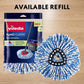 Vileda H2PrO Spin Mop System - Separates Clean and Dirty Water - Effortless Wringing - Microfibre Cleaning - Easy Assembly - Ergonomic Design - Formerly Known as Vileda RinseClean