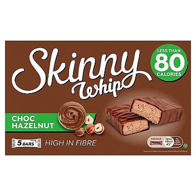 Skinny Whip Chocolate Hazelnut 5 bar pack