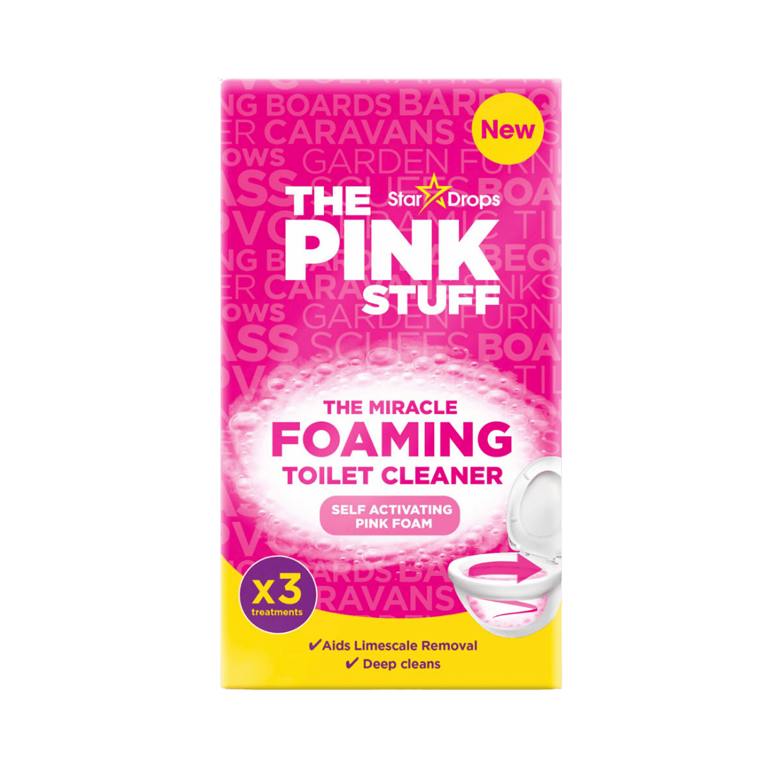 The Pink Stuff Miracle Power Foaming Toilet Cleaner 3 pack