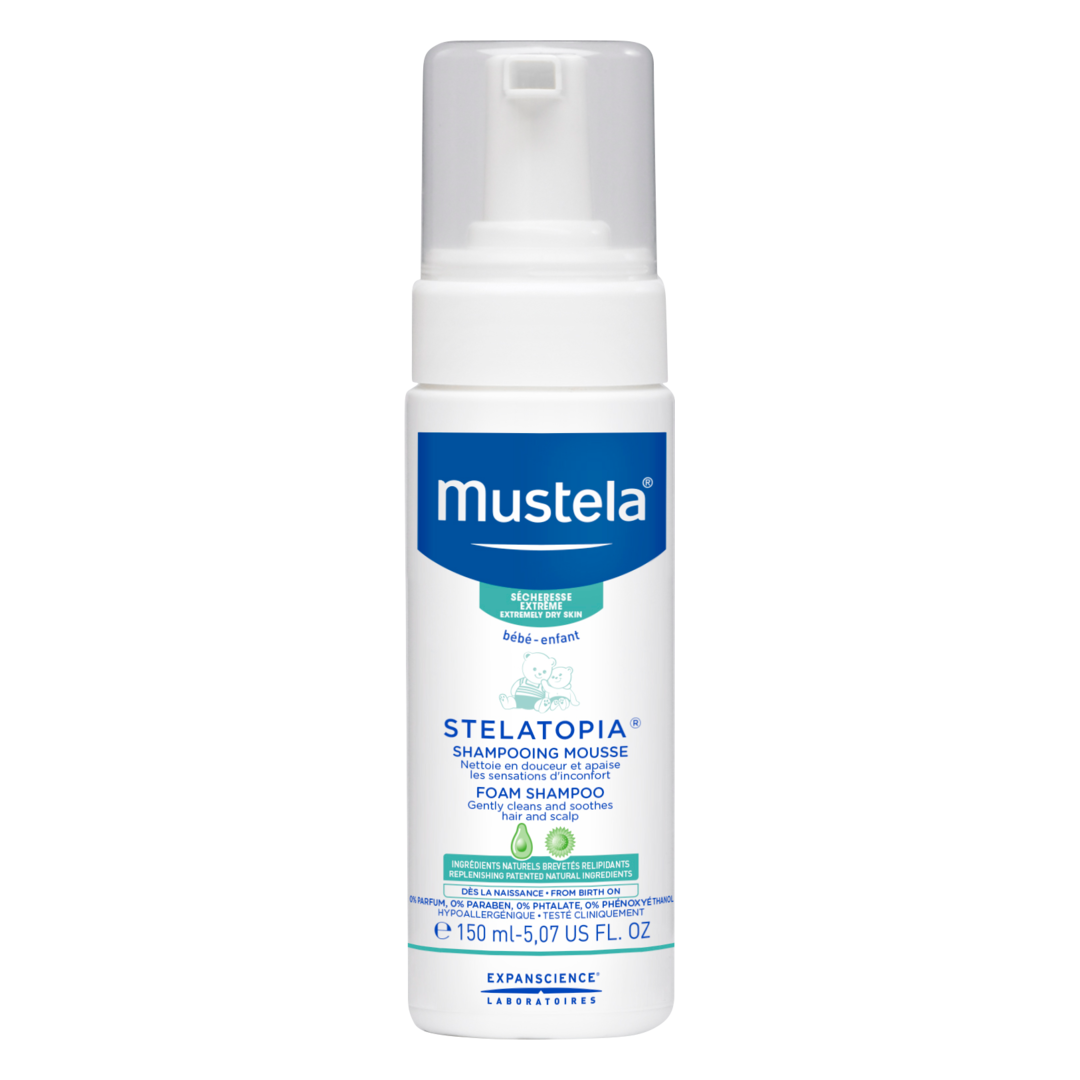 Mustela Stelatopia Foam Shampoo 150ml bottle