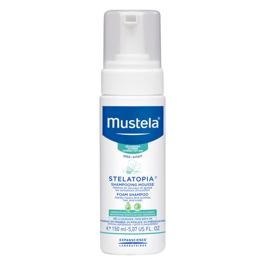 Mustela Stelatopia Foam Shampoo 150ml bottle