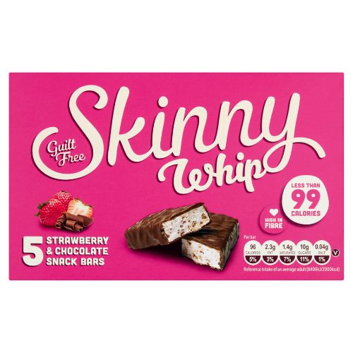 Skinny Whip Strawberry & Chocolate 5 bar pack