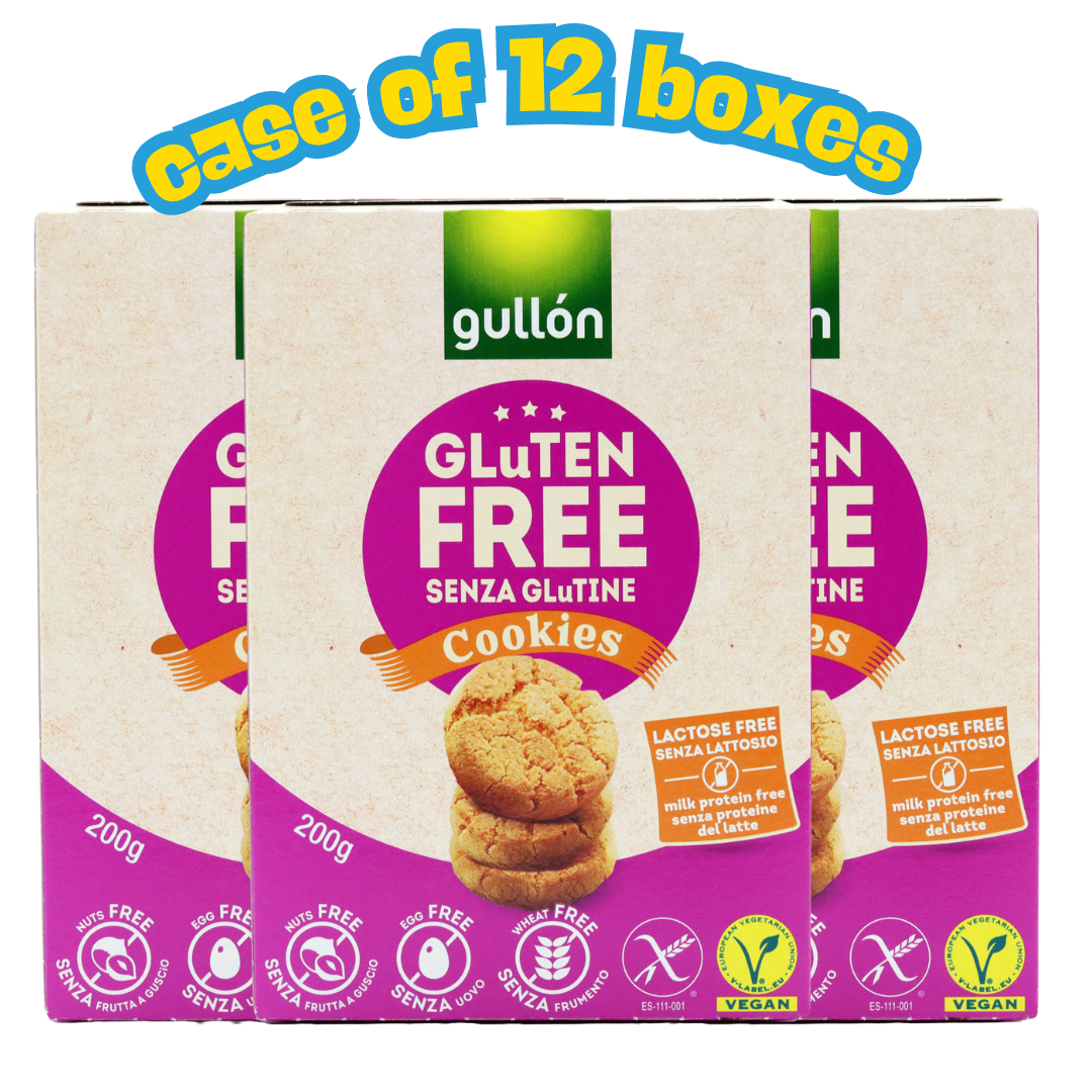 GULLON GLUTEN FREE COOKIES CASE OF 12X200G