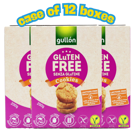 GULLON GLUTEN FREE COOKIES CASE OF 12X200G