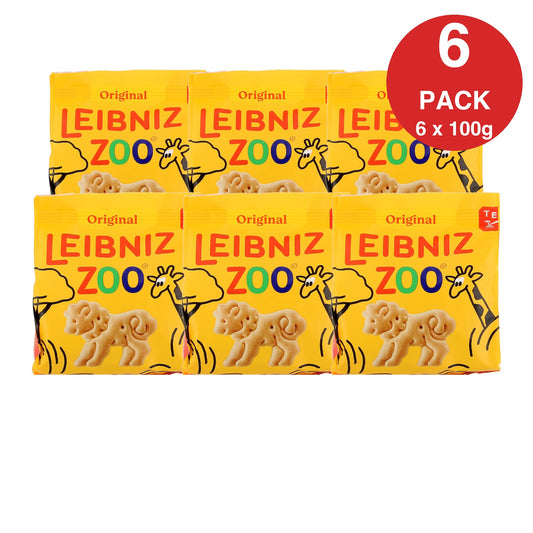 Bahlsen Leibniz Zoo Original 100g six pack
