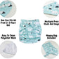 Alimos Swim Nappy and Waterproof Bag Washable Reusable for Happy Baby (0-3 Years) Unisex UK Brand